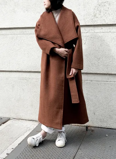 Szeki Lapel Winter Wool Coat