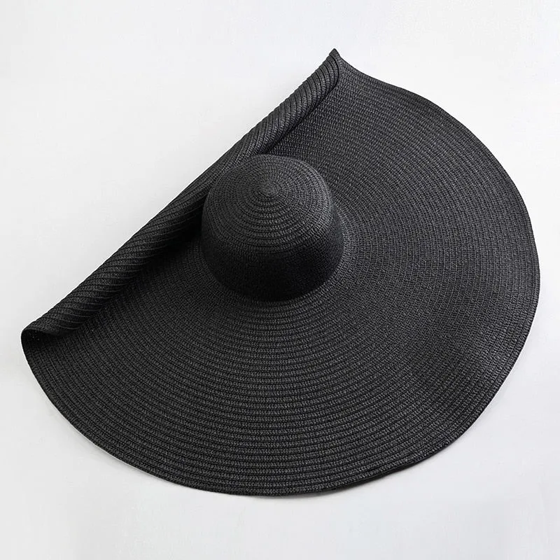 TEEK - 27.5in Oversized Wide Brim Sun Hat