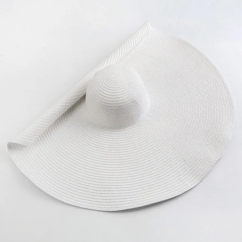 TEEK - 27.5in Oversized Wide Brim Sun Hat