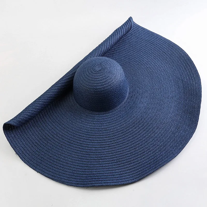 TEEK - 27.5in Oversized Wide Brim Sun Hat