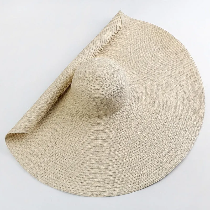 TEEK - 27.5in Oversized Wide Brim Sun Hat