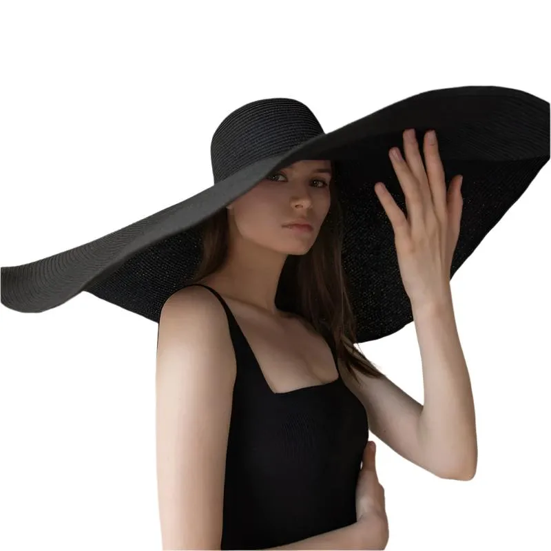 TEEK - 27.5in Oversized Wide Brim Sun Hat