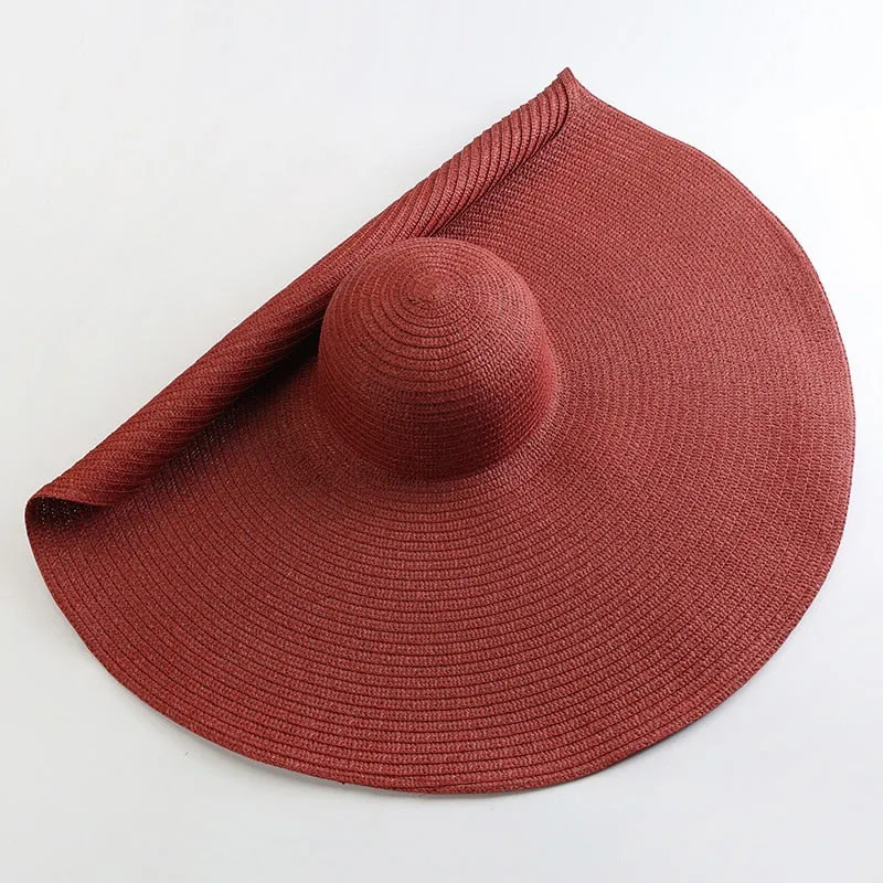 TEEK - 27.5in Oversized Wide Brim Sun Hat