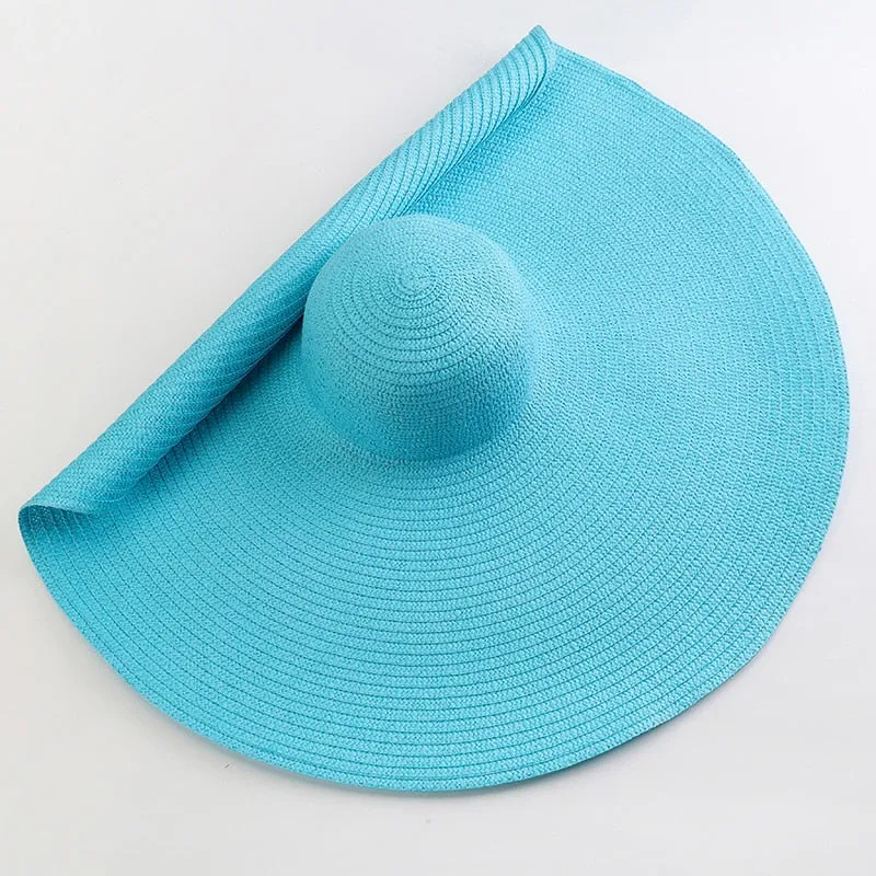 TEEK - 27.5in Oversized Wide Brim Sun Hat