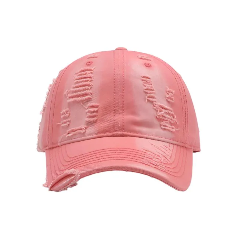 TEEK - Distressed Adjustable Cotton Baseball Cap