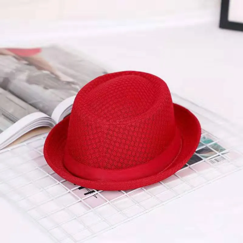 TEEK - England Jazz Mesh Straw Retro Hat | Various Colors