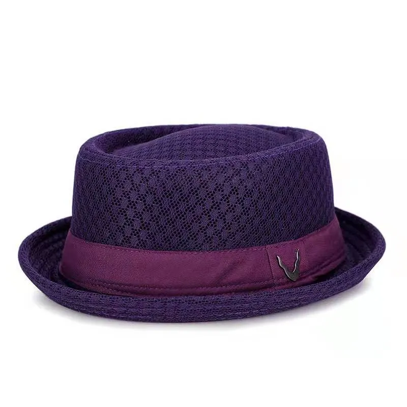 TEEK - England Jazz Mesh Straw Retro Hat | Various Colors