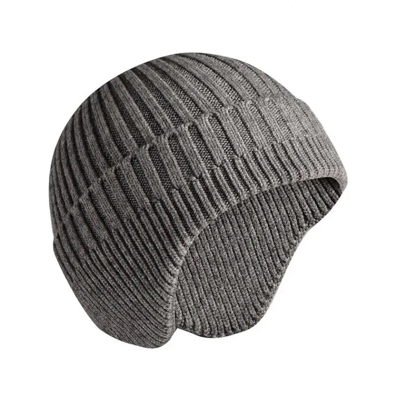 TEEK - Solid Knitted Earmuff Beanie Hat