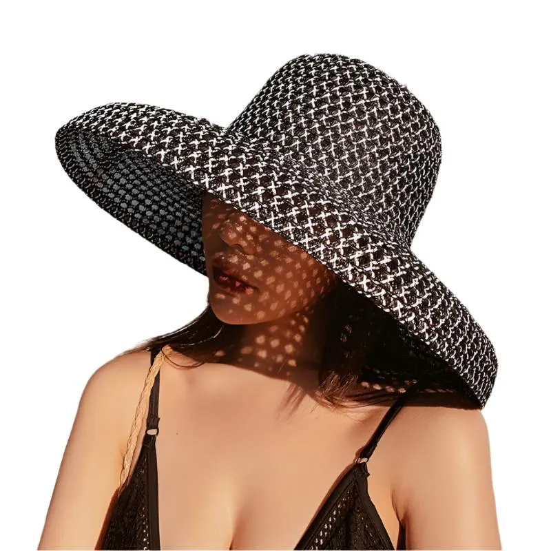 TEEK - Wide Brim Peek Through Dome Beach Hat