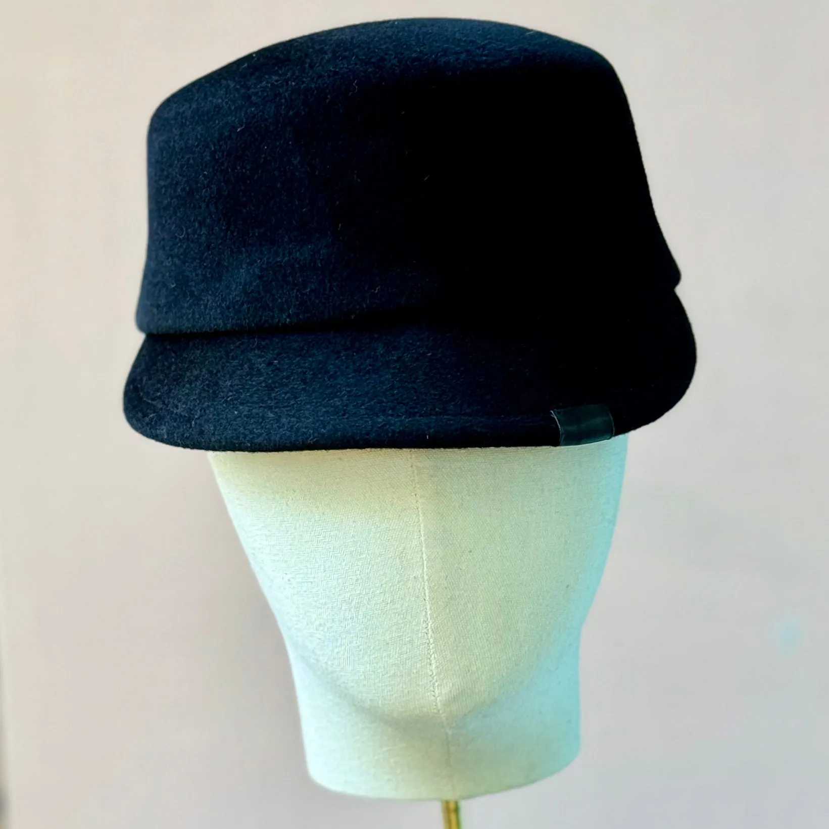 The Baxter Cap in Black Velour Felt