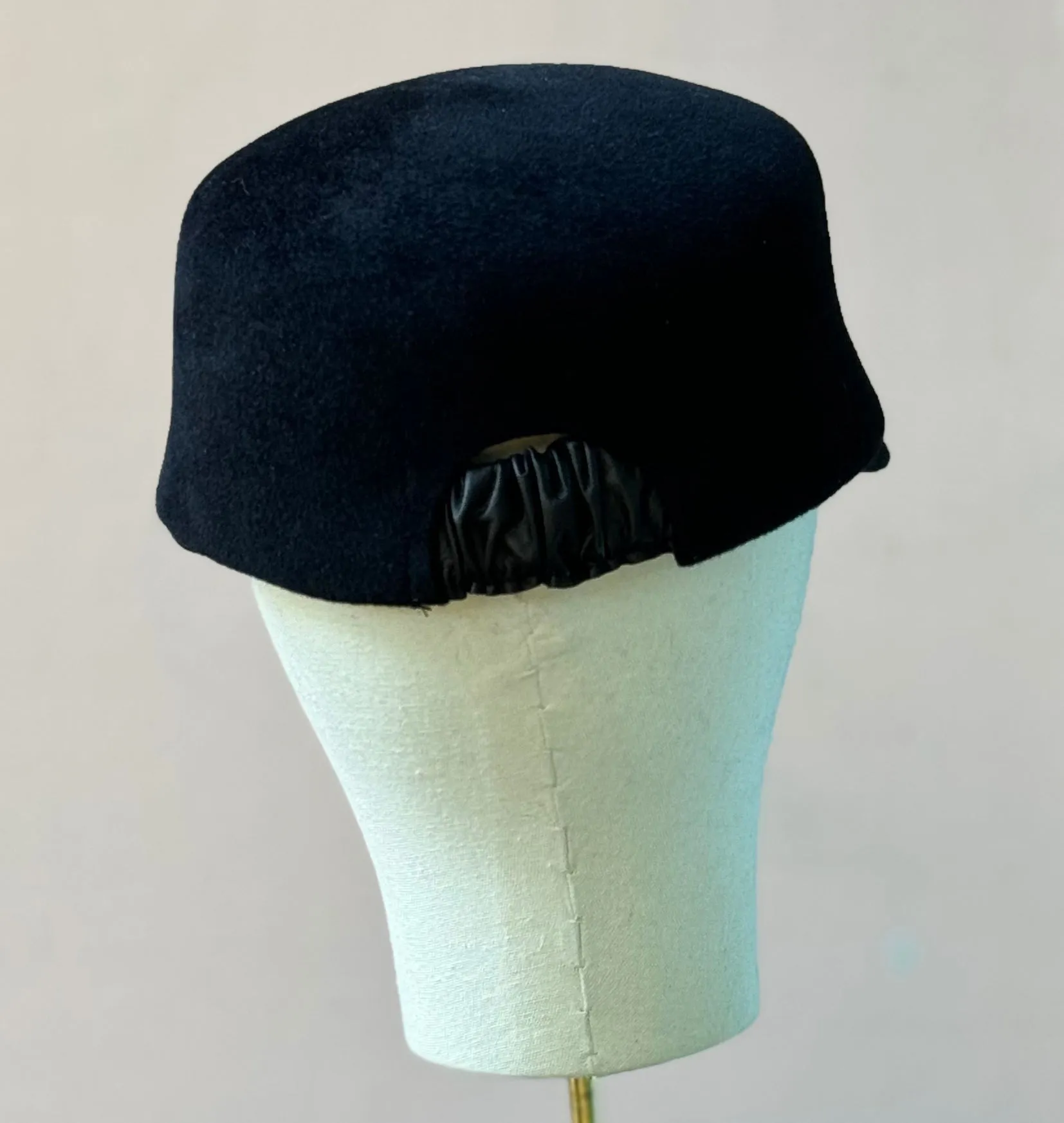 The Baxter Cap in Black Velour Felt