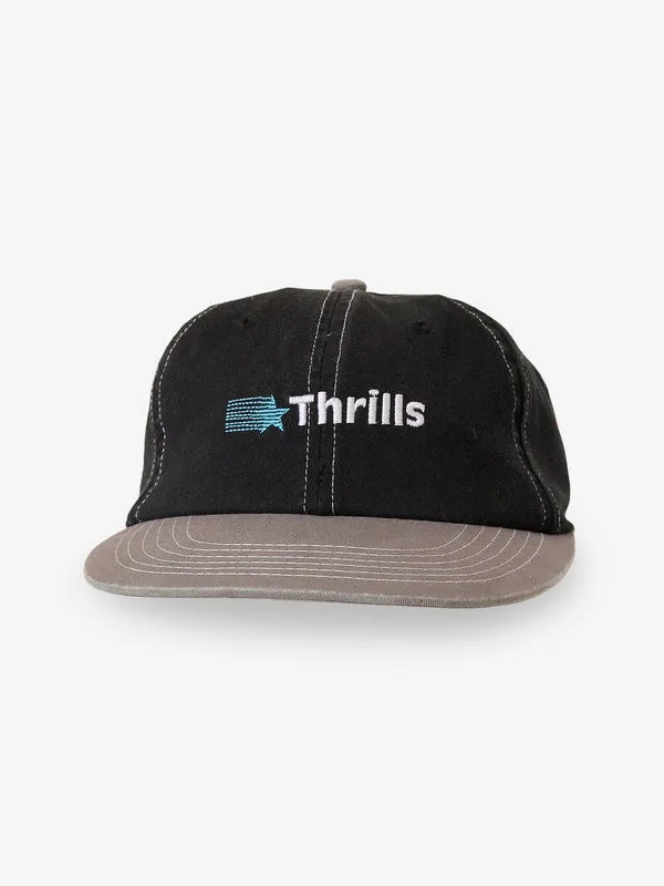 THRILLS Games Of 84 6 Panel Cap - BLACK/CLOUDBURST