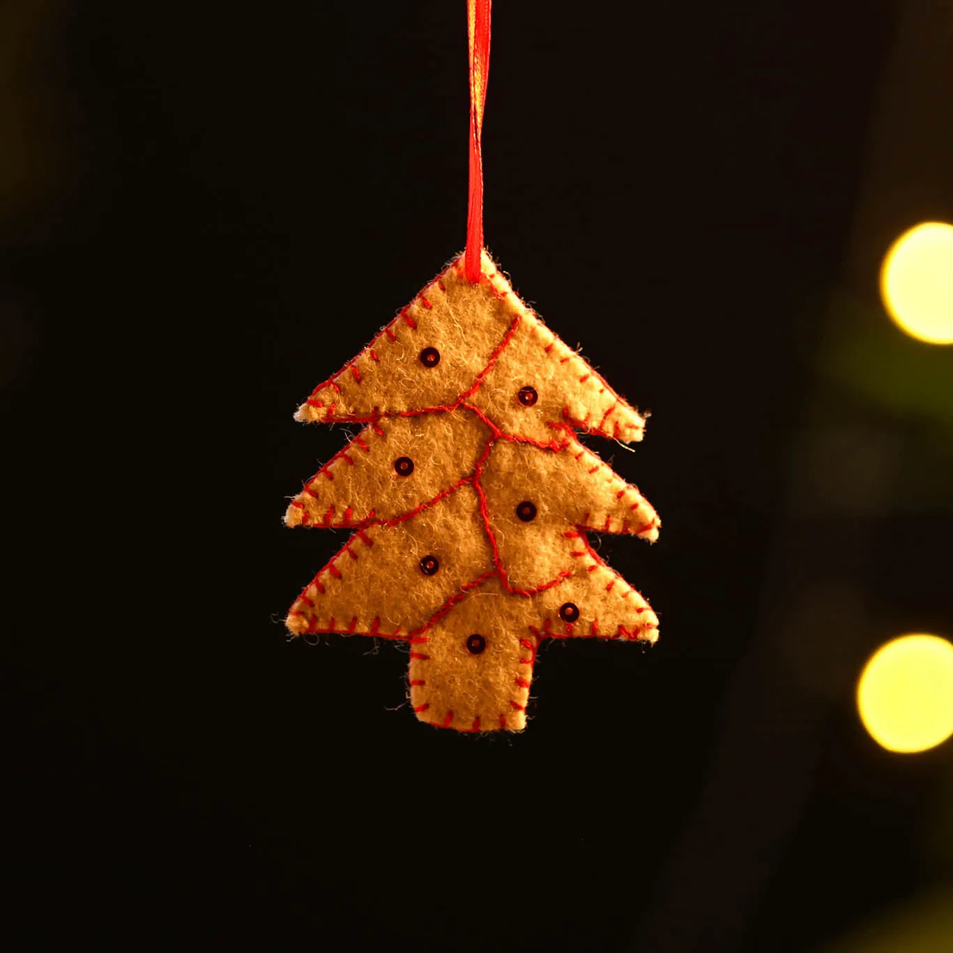 Tree - Handmade Felt Christmas Ornament