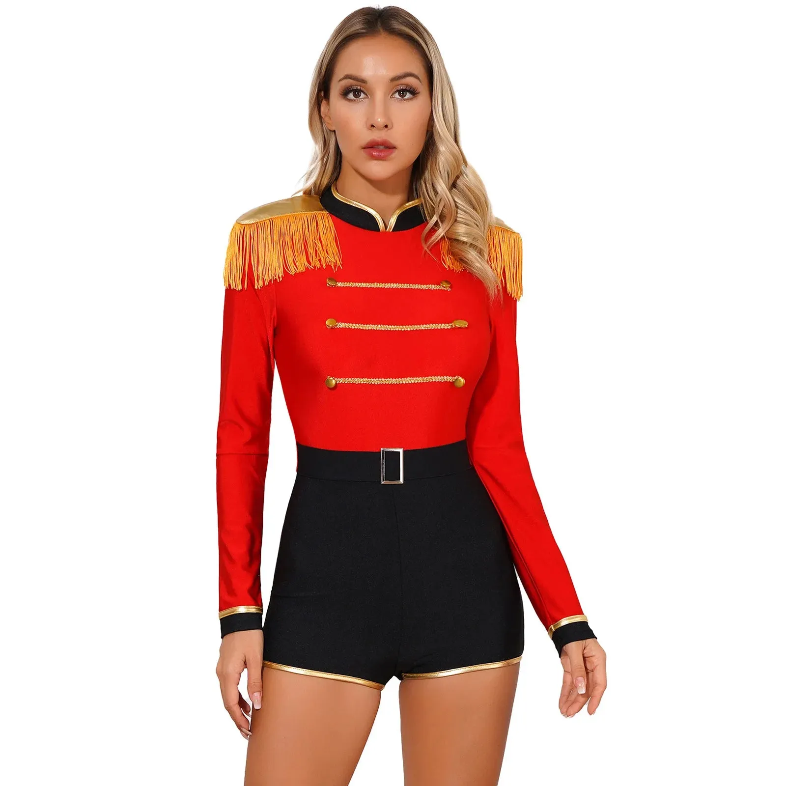 Trendy Circus Ringmaster Halloween Bodysuit