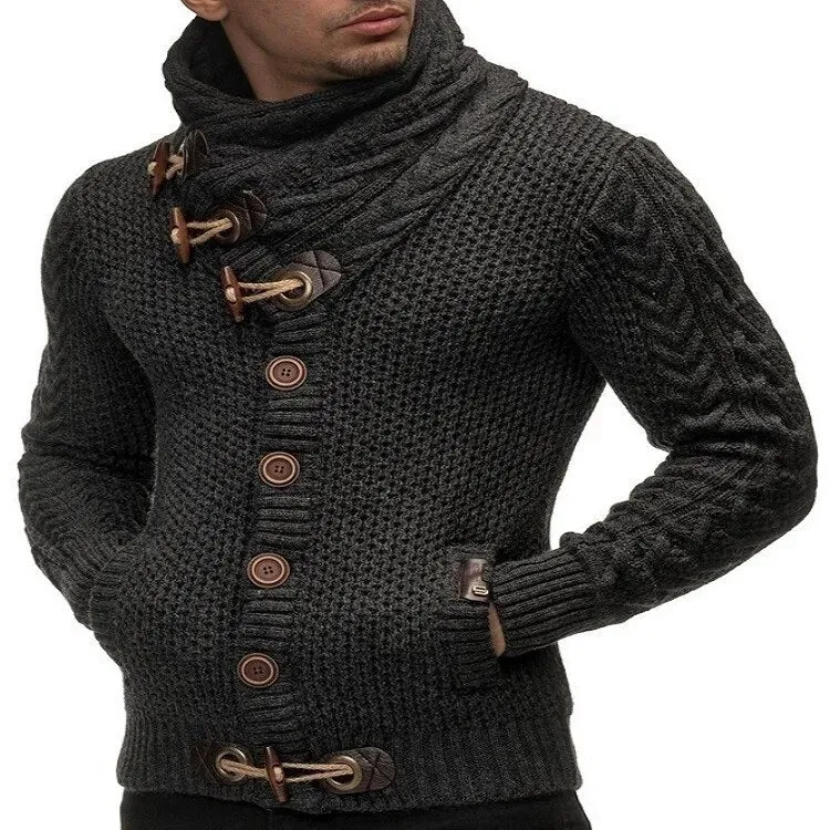 Trendy Mens Knitted Thick Wool Sweater