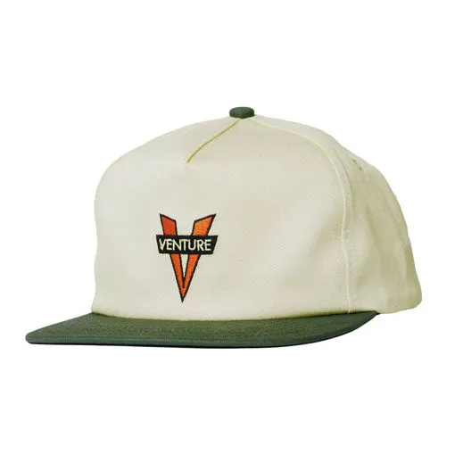 Venture Heritage Snapback - White/Dark Green