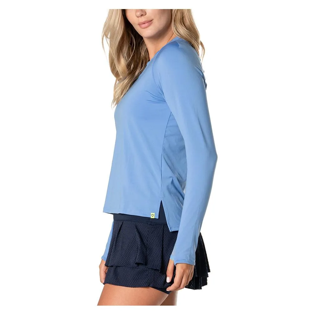 Women`s High Low Breezy Long Sleeve Tennis Top