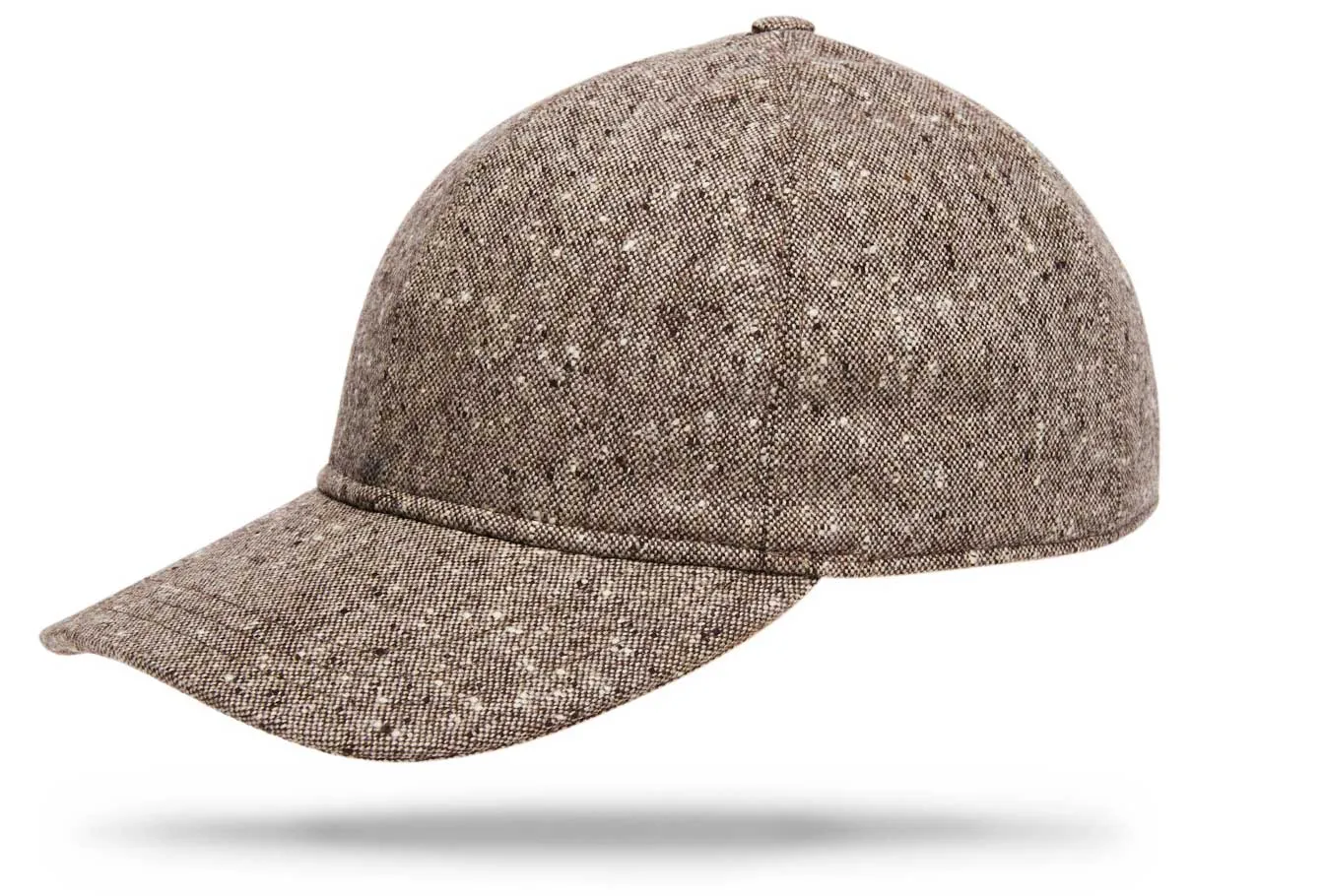 Wool Baseball Cap - Brown Speckle