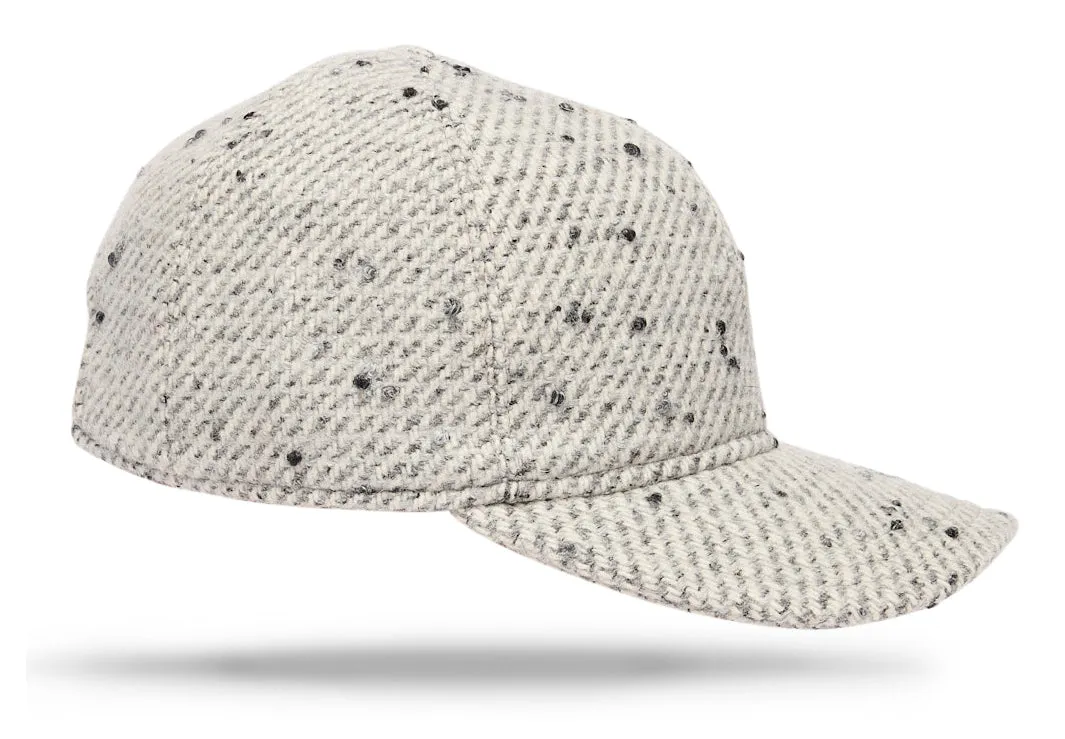 Wool Baseball Cap- Snow Speckle