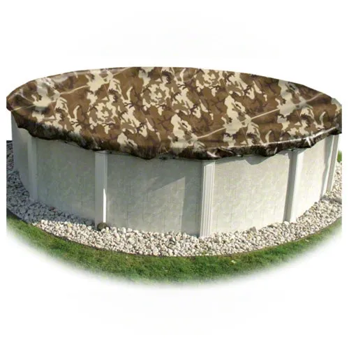 Yard Guard Camo Guard Winter Cover - 12' X 24' Oval